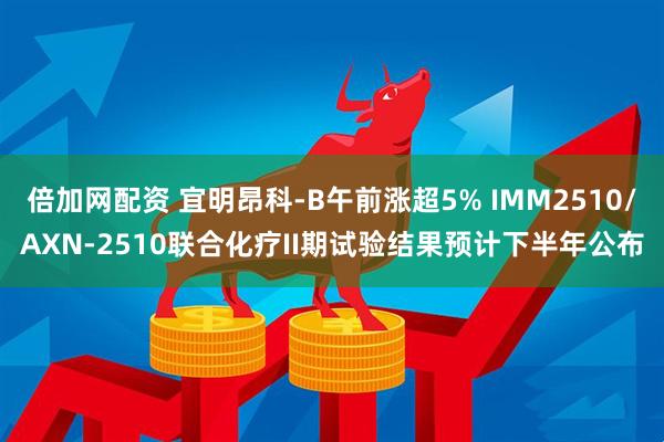 倍加网配资 宜明昂科-B午前涨超5% IMM2510/AXN-2510联合化疗II期试验结果预计下半年公布