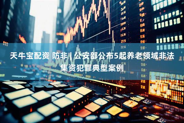 天牛宝配资 防非 | 公安部公布5起养老领域非法集资犯罪典型案例