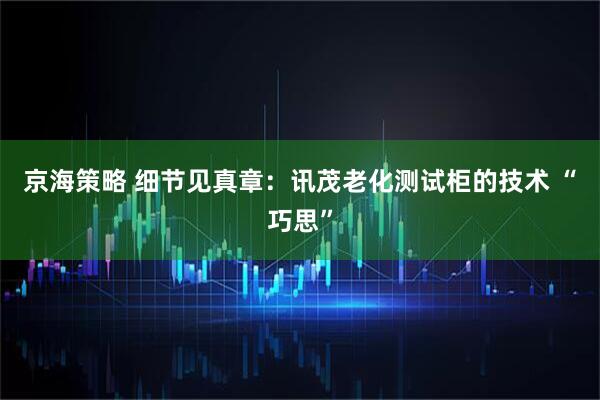 京海策略 细节见真章：讯茂老化测试柜的技术 “巧思”